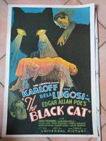 The Black Cat Die schwarze Katze 1934 Karloff Lugosi Poe Poster Kr. München - Planegg Vorschau