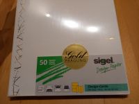 Design Card mit Goldprägung, Faltkarten von Sigel (OVP) Nordrhein-Westfalen - Schwalmtal Vorschau