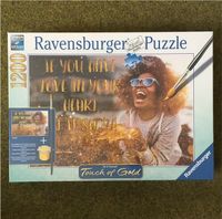 NEU❗️ Ravensburger Puzzle 1200 Touch of Gold + Goldfarbe + Pinsel Baden-Württemberg - Horgenzell Vorschau