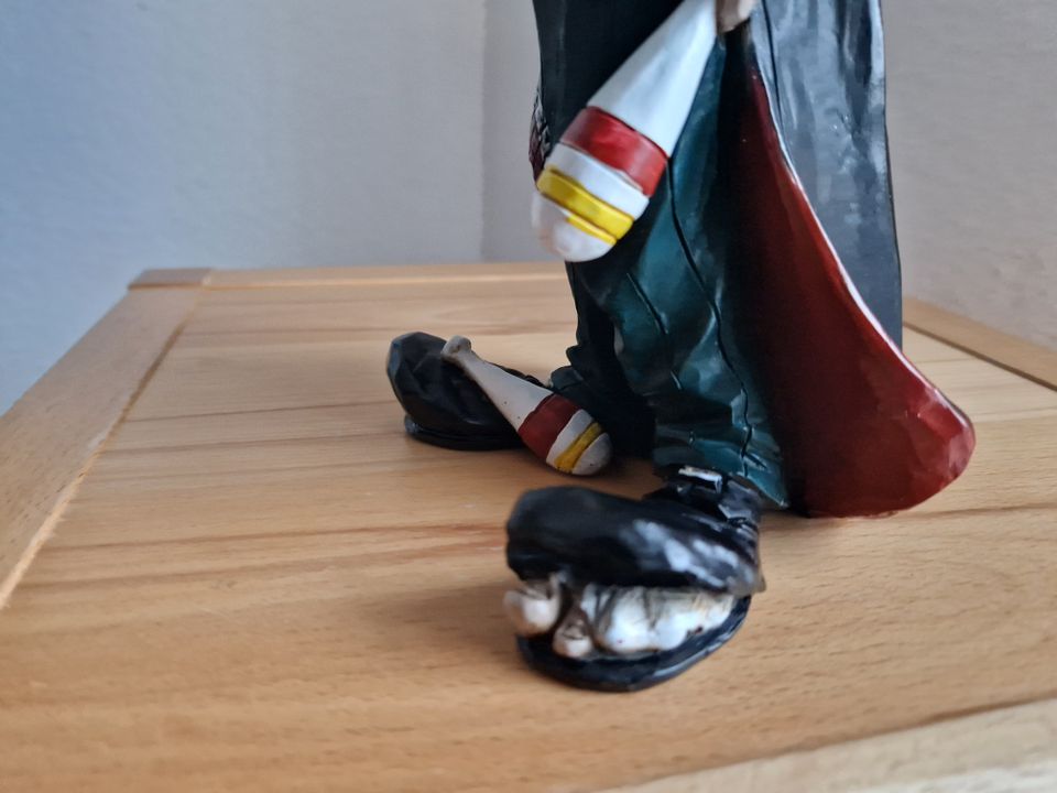 Limitierte Vintage Clown Figur, Vivian C Italien, 80er, Signiert in Paderborn