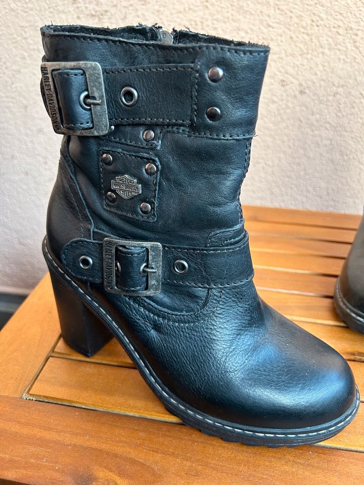 Harley Davidson Damen Motorrad Stiefeletten in Pentenried