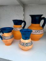 Verk.4 Keramikkrüge mit gleichem Muster, neu ab 5€ Thüringen - Ebeleben Vorschau