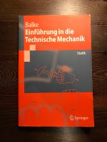 Einführung in die Technische Mechanik (Balke) Thüringen - Weimar Vorschau
