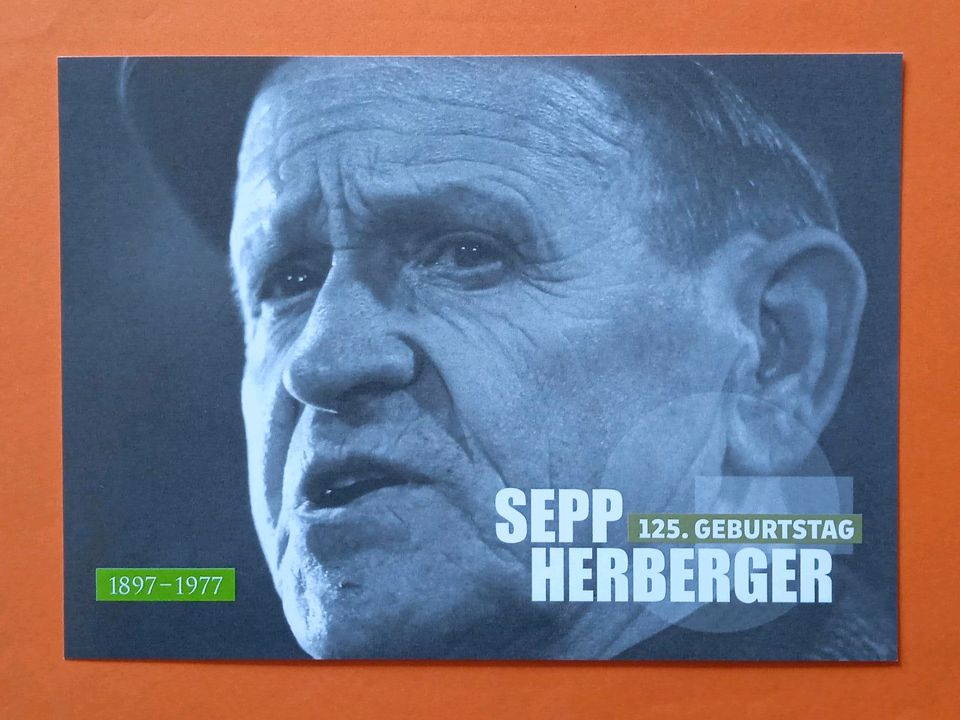Jubiläumsbrief Deutsche Post 2022: 125. Geburtstag Sepp Herberger in Aßlar