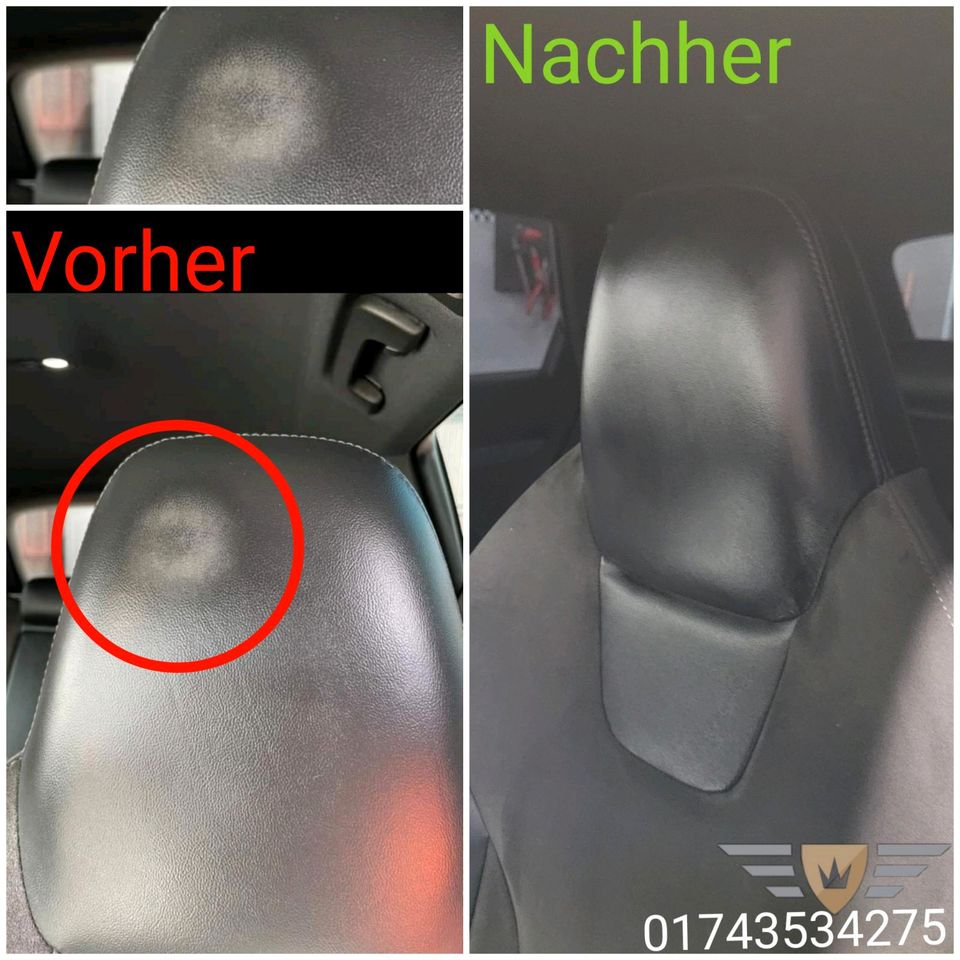 Smart-Repair, Reparatur Lederlenkrad Aufbereitung, Lenkrad, Leder