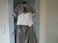 Gr. 42/44Abendkleid, leinen-metallic, Hochzeitskleid dreiteilig Nordrhein-Westfalen - Heiden Vorschau