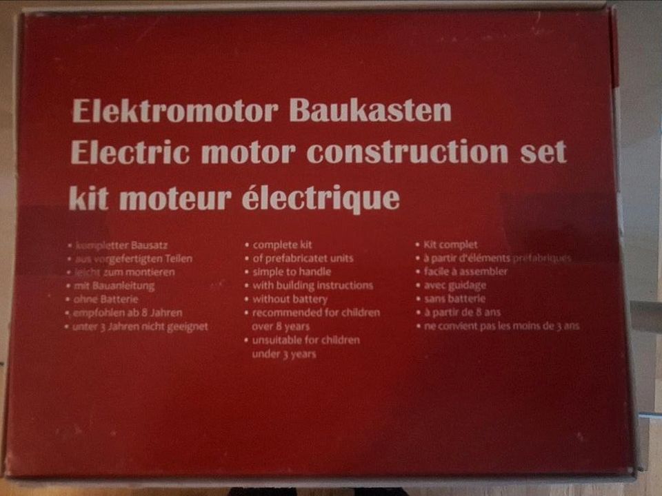 Elektro Motor Baukasten ab 8 Jahre neu in Tönisvorst