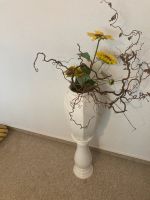 Blumensäule Keramik weiß mit Vase weiß Brandenburg - Bad Freienwalde Vorschau