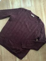 Pullover Winter Zopfmuster bordeaux rot H&M Größe M Brandenburg - Potsdam Vorschau