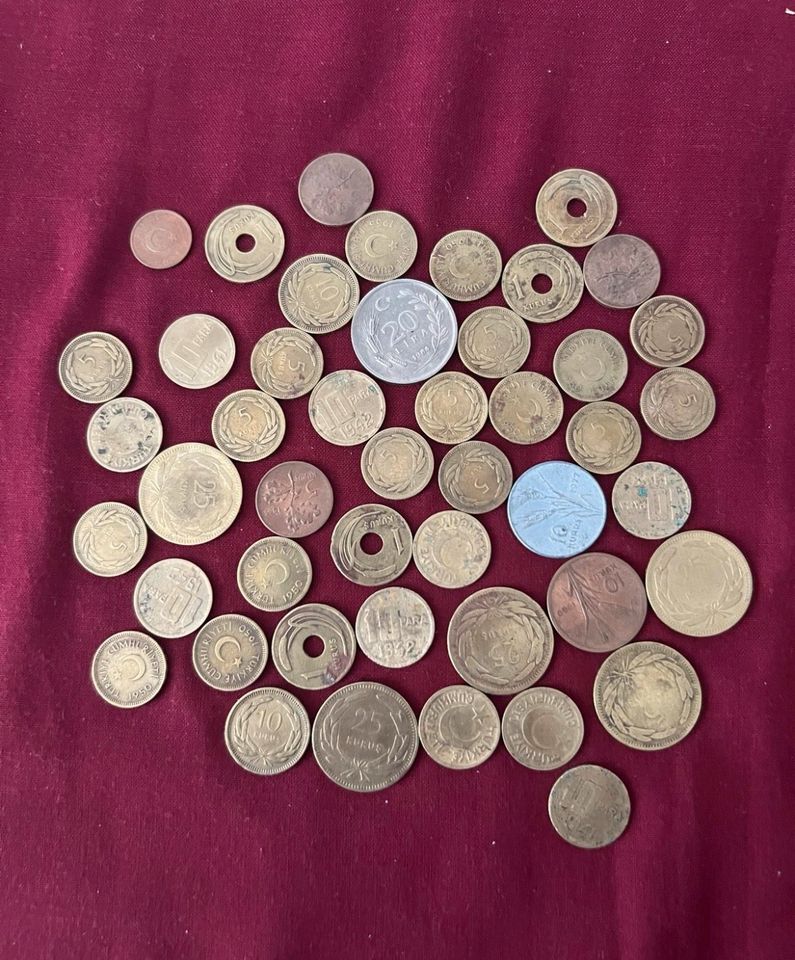Münzen , verschiedene Münzen aus Türkei in Augsburg