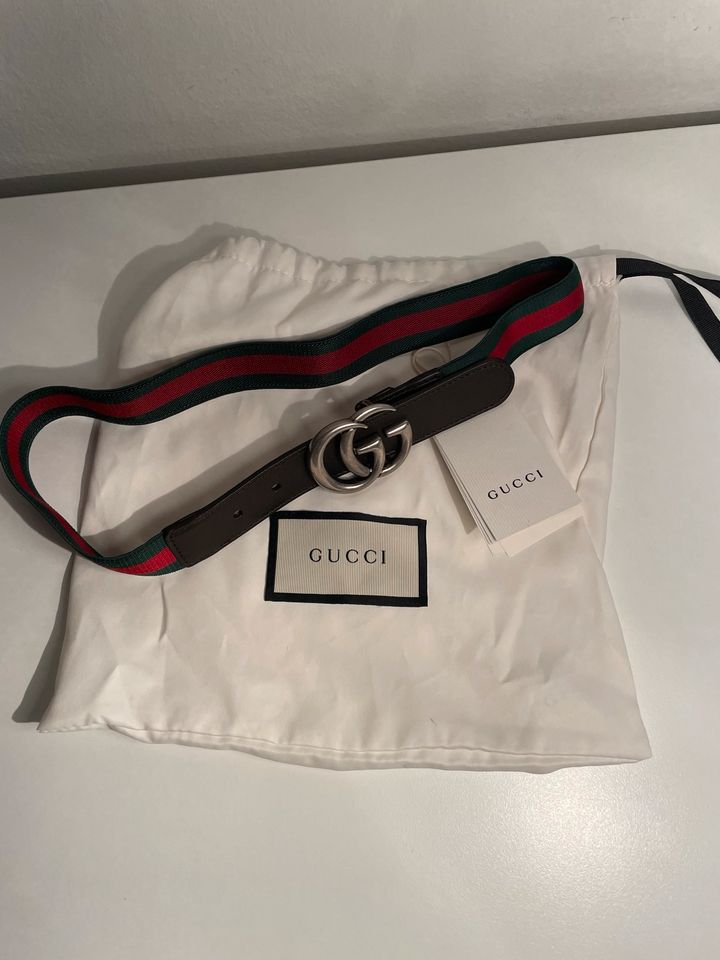 Gucci Kids L elastischer Gürtel GG Marmont neuwertig Damen XS/S in München