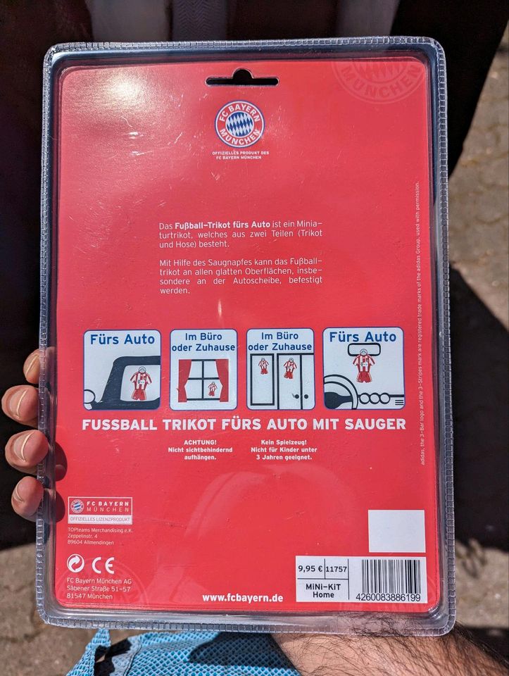 FC Bayern München Mini Kit Neu OVP Auto Fenster  Versandkosten 3€ in Hamburg