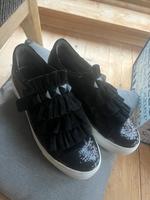 Schwarze Sneaker mit Pailletten Rheinland-Pfalz - Bad Marienberg Vorschau