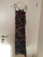 Langes Damenkleid - Yessica - Größe M - schwarz/ rosa/ floral Baden-Württemberg - Pforzheim Vorschau