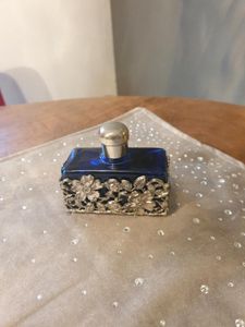 Parfum Flakon echt Silber Fläschchen Flasche Ätherische Öle Zaubertrank  Vintage Jugendstil Art Deco Anhänger Kettenanhänger Eyecatcher Luxus -  .de