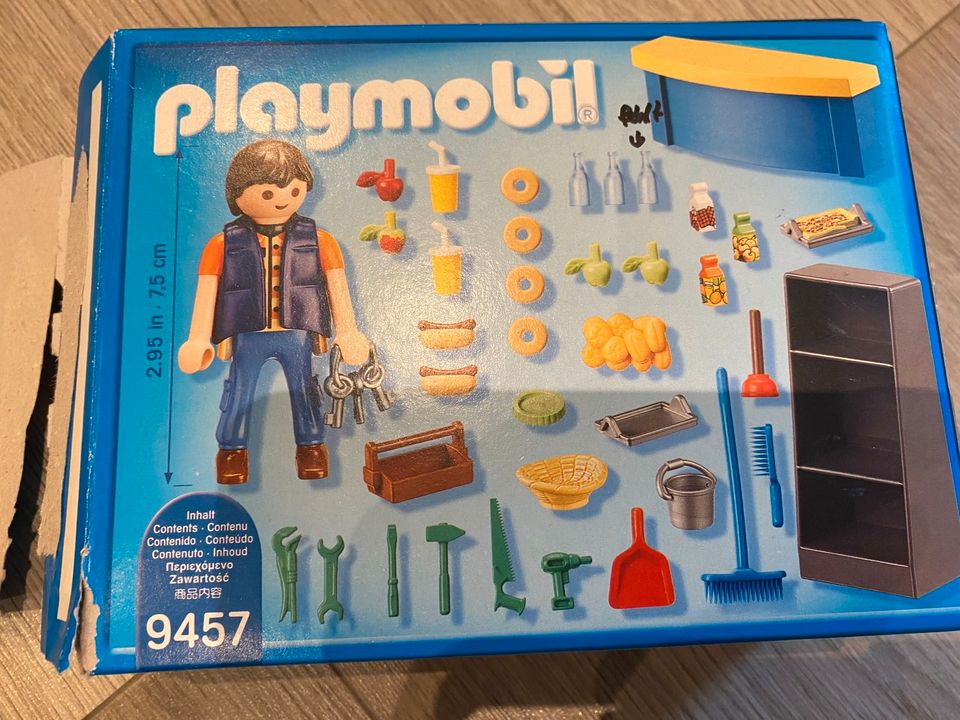 Playmobil 9457 City Life Hausmeister mit Kiosk in Hamburg