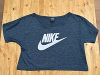 Nike kurzes breites Sport T-Shirt blau/grau Gr.34 Berlin - Steglitz Vorschau