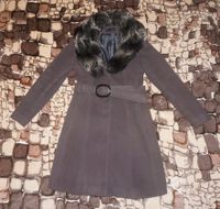 Mantel Wintermantel für Damen mit abnehmbaren Pelz Gr. 36 braun Nordrhein-Westfalen - Isselburg Vorschau