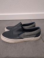 Jungen Halbschuhe Slipper C&A blau/grau Gr. 32 Frankfurt am Main - Bergen-Enkheim Vorschau