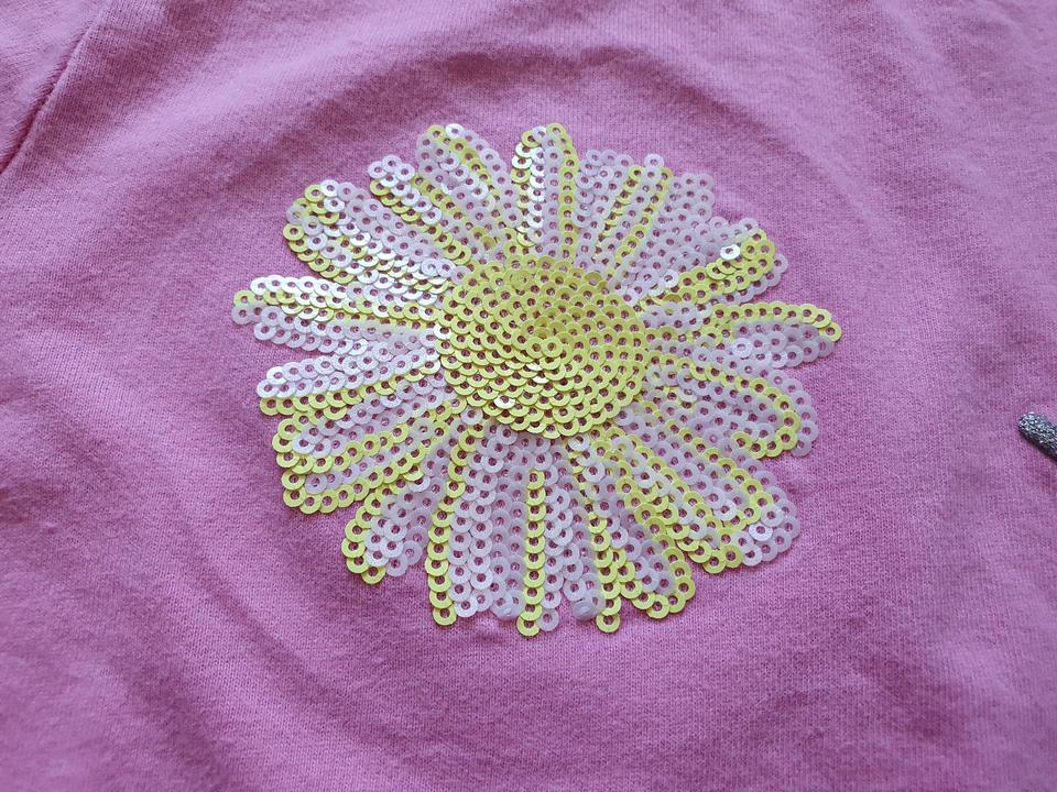 S.Oliver_pinkfarbenes Sommer Kleid mit Sonne und Smiley_Gr.134 in Wolfsburg