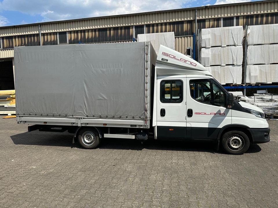 Iveco Daily DoKa Pritsche Plane Facelift 2019 90 Tkm 7 Sitzer in Duisburg