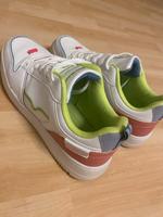 Dockers Sneakers weiß korall grün, Gr. 40, 1x getragen, neuwertig Bayern - Barbing Vorschau