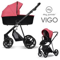 My Junior VIGO - 2in1 Kinderwagen-Set - Raspberry - XXL-Zubehörpaket - NEU Hessen - Fulda Vorschau