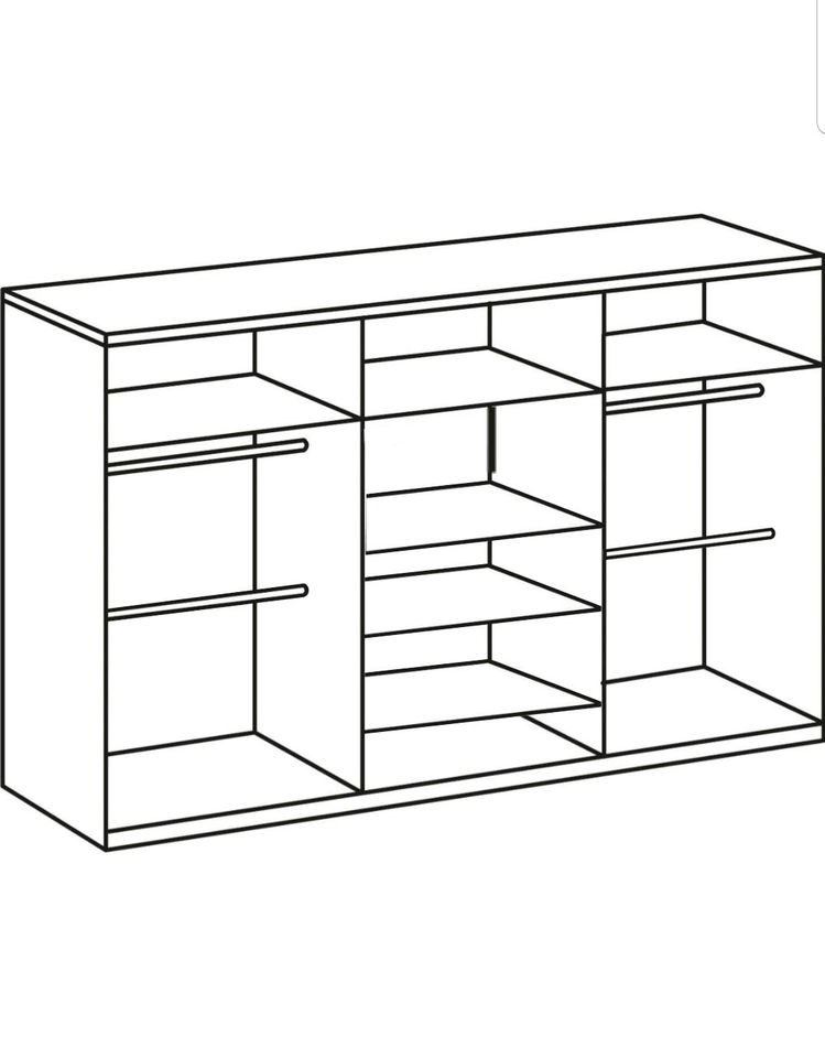 Neue Kleiderschrank Schiebetür 270cm in Obernburg