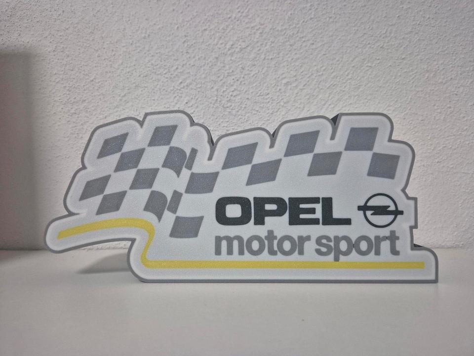 Opel Motorsport Rallye Leuchtbox c20xe c20let z20let OPC GSi in Oberhausen