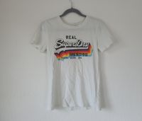 Superdry T-shirt weiss mit Logoprint Gr. 38/M Baden-Württemberg - Schopfheim Vorschau