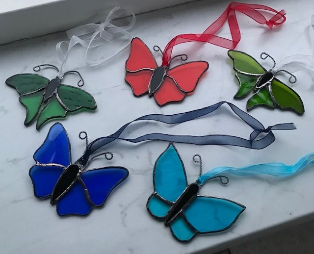 Aufhänger Tiffany Glas Schmetterlinge in Haren (Ems)