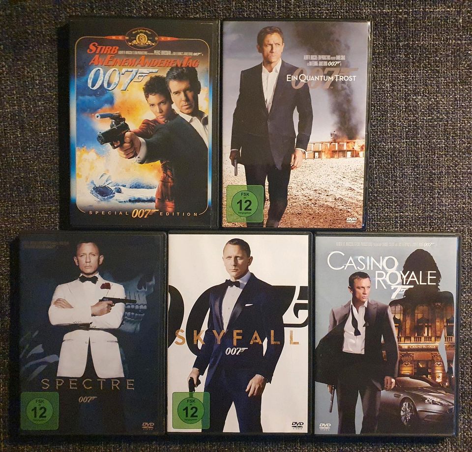 James Bond Sammlung (12 Dvd's) in Bamberg