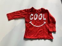 Langarmshirt, Longsleeve, Shirt, Topomini, cool, 74, rot Düsseldorf - Derendorf Vorschau