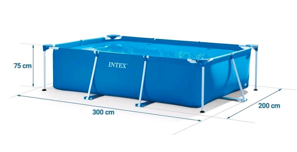 Intex Pool 3x2 m, unbenutzt OVP incl. Sandfilteranlage u. Zubehör in Waiblingen