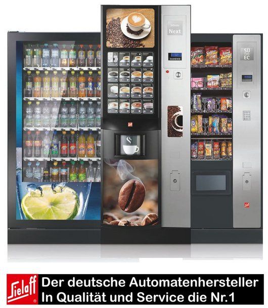 Betriebsverpflegung Getränkeautomat von Sielaff, Lavazza, Necta in Herxheim b. Landau/Pfalz