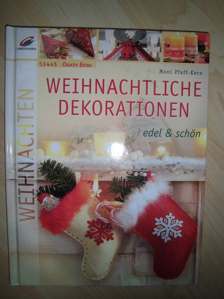Buch "Weihnachtliche Dekorationen" von Moni Pfaff-Kern, gebr. in Harthausen