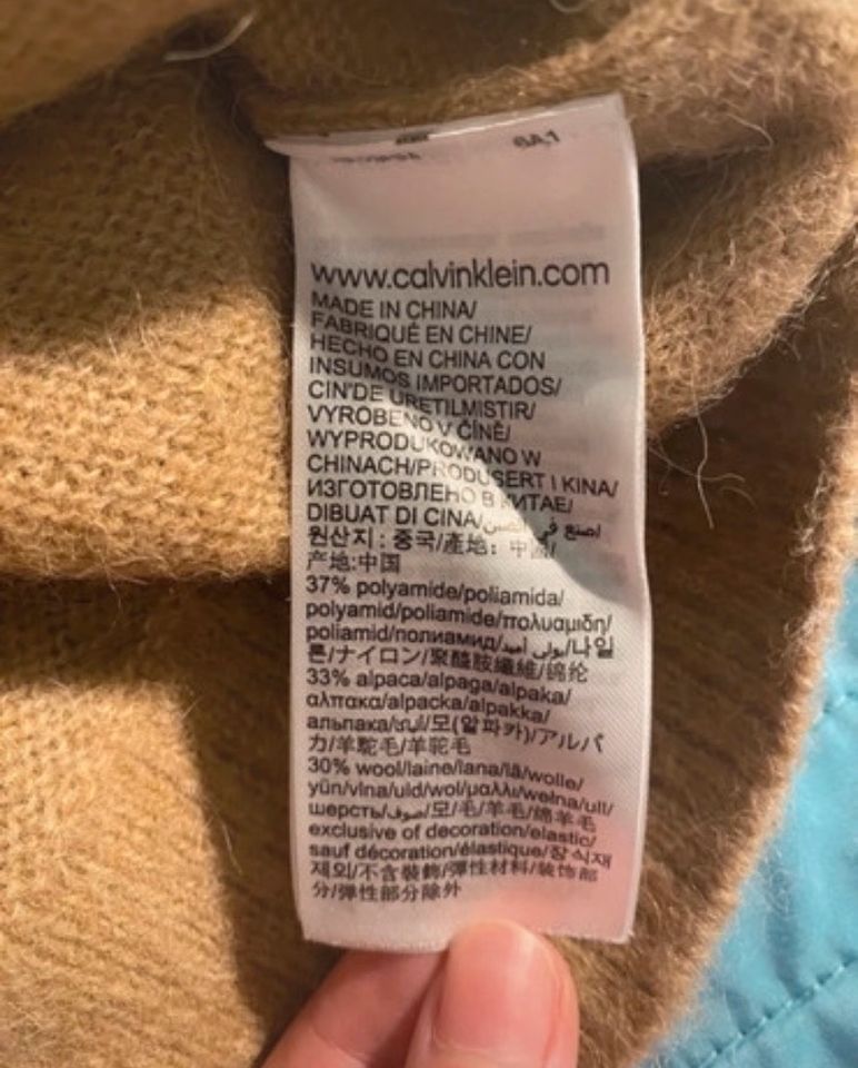 ZU VERKAUFEN !! Calvin Klein Jeans Wollpullover beige in Dortmund