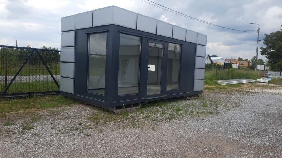 Bürocontainer 18 m2 Klimaanlage/Heizung Gedämmt Gartenhaus Büro in München