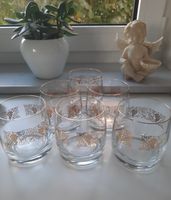 6 x Weinglas Bierglas Gläser Goldrand 70 er NEU Vitrine Vintage Baden-Württemberg - Wiesenbach Vorschau