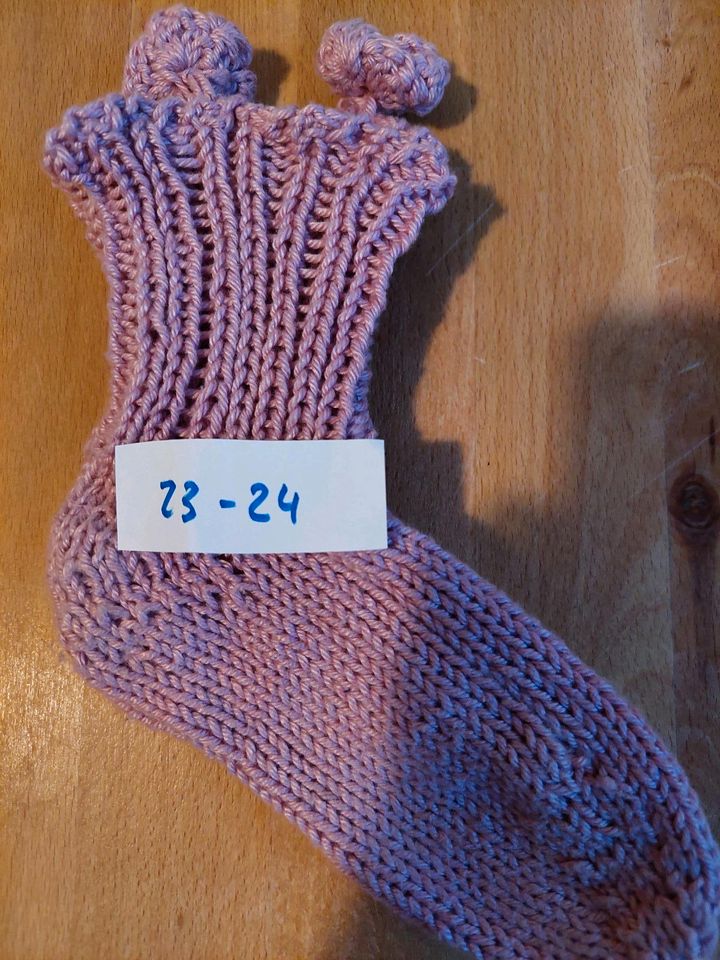 Socken handgestrickt, diy, Sockenwolle 21, 22, 23, 24, 27, 28 in Dresden