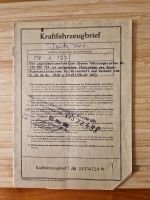 Original Kraftfahrzeugbrief kfz Deutz D 40 S bulldog Brief Bayern - Bad Wörishofen Vorschau