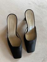 Original Prada Gr. 36 Satin Schwarz Pumps Bayern - Altenmünster Vorschau