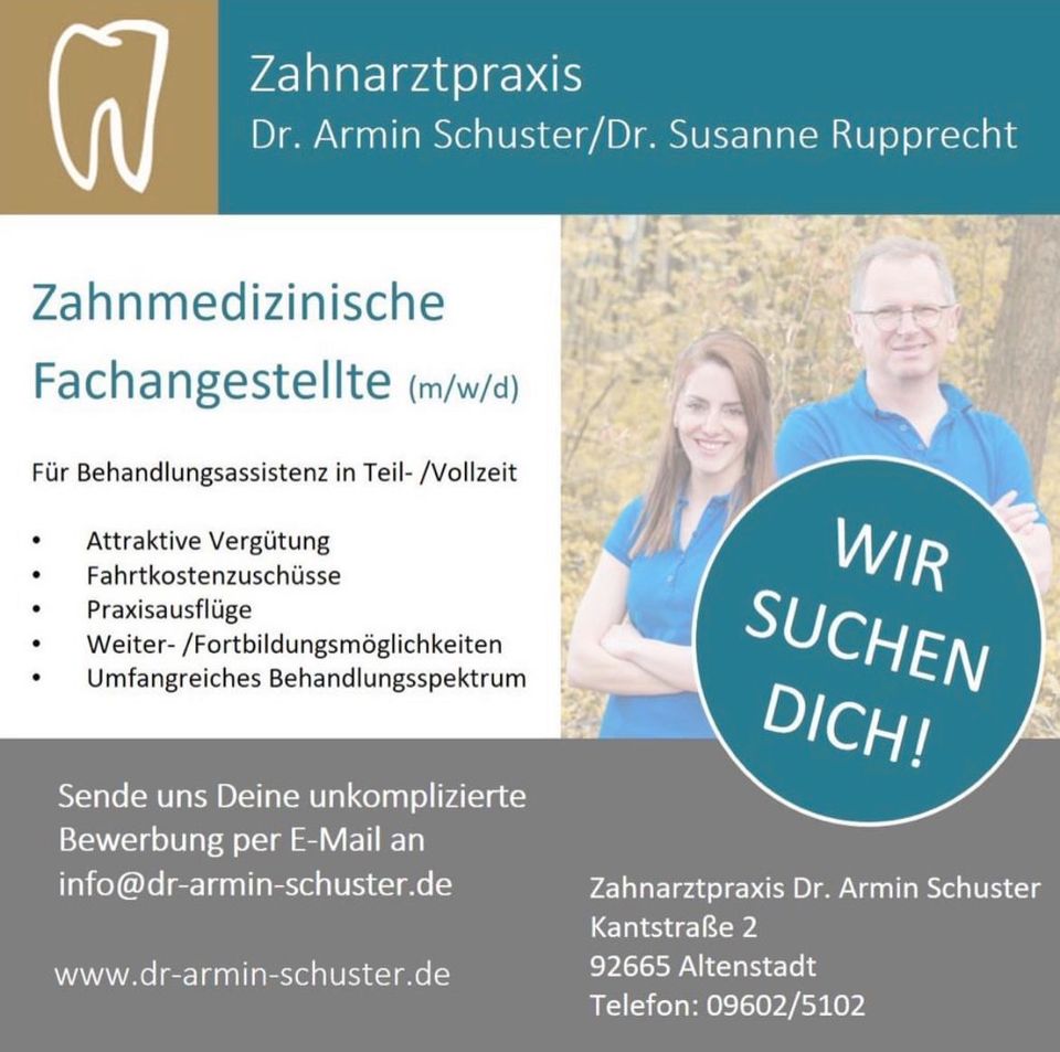 Zahnmedizinische/r Fachangestellte/r (m/w/d) in Altenstadt an der Waldnaab