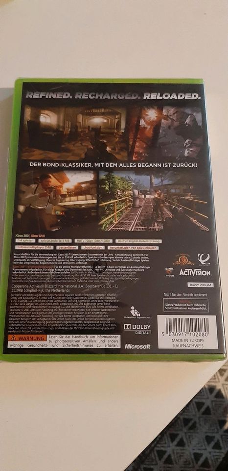 Xbox 360 Videospiel Goldeneye 007 Reloaded Neu Ovp Versiegelt in Mannheim