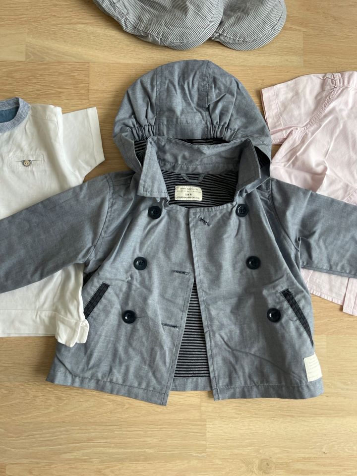 Paket 16 // Frühling Mantel Shirt maritim Zara Baby Schiebermütze in Nienhagen MV