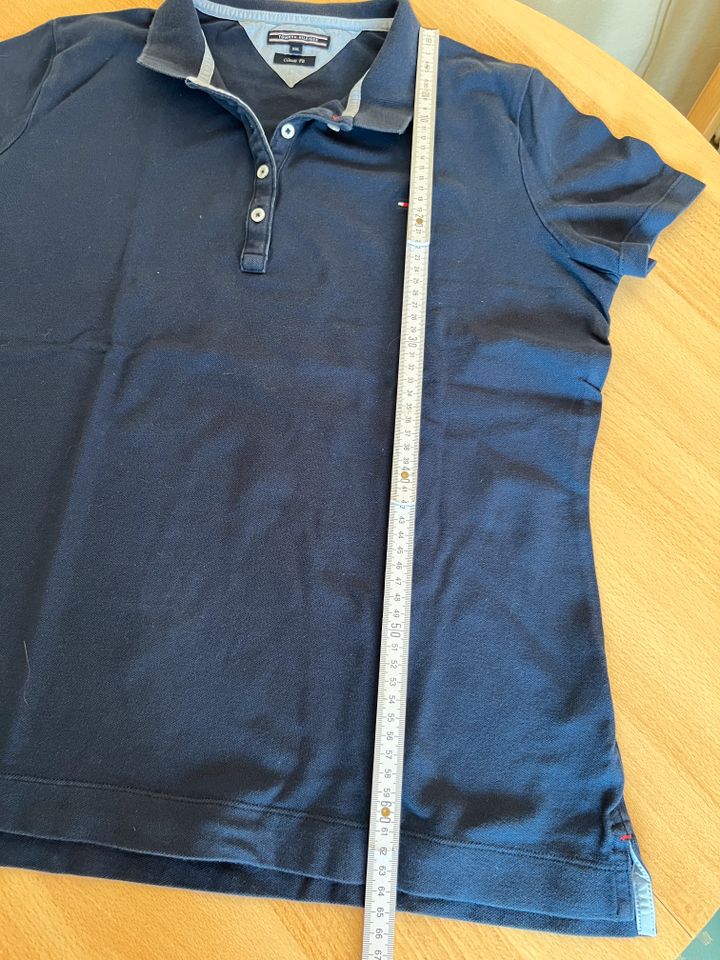 TOMMY HILFIGER Poloshirt Gr. XXL Blau in Stade