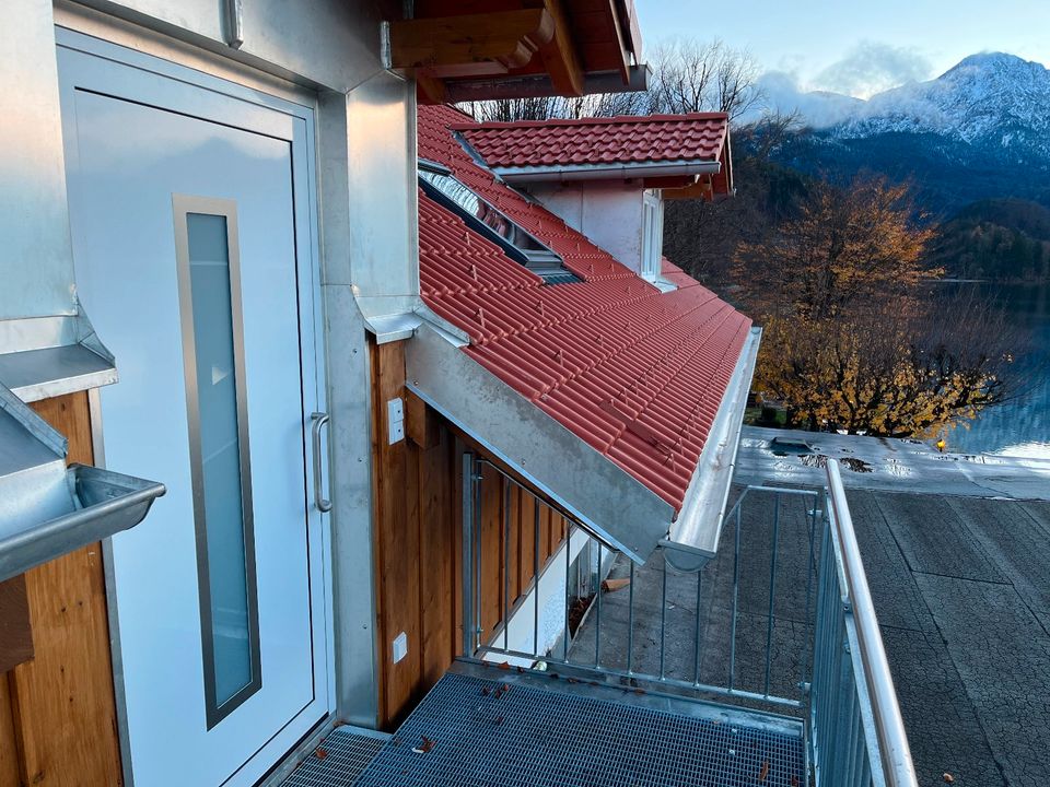 Möbliertes 2-Zimmer-Apartment mit Balkon und Seeblick in Kochel am See