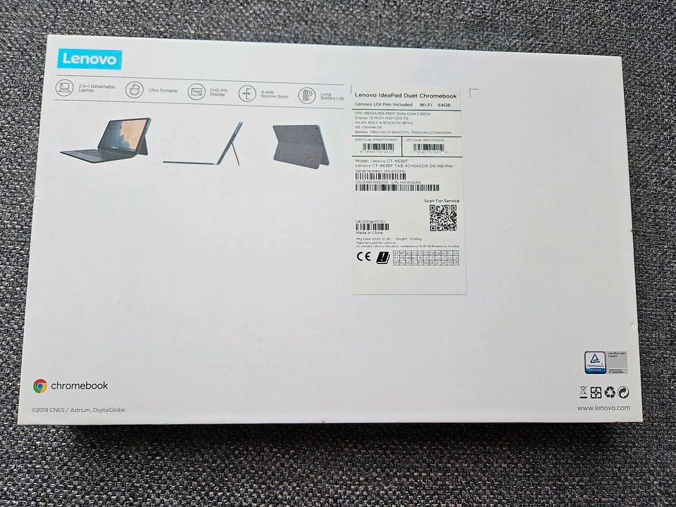 Lenovo IdeaPad Duet Chromebook inkl. Pen + Tasche in Tostedt