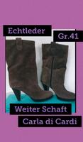 Neu ❣️Echtleder Stiefel Gr.41 Carla di Cardi weiter Schaft Leipzig - Burghausen-Rückmarsdorf Vorschau