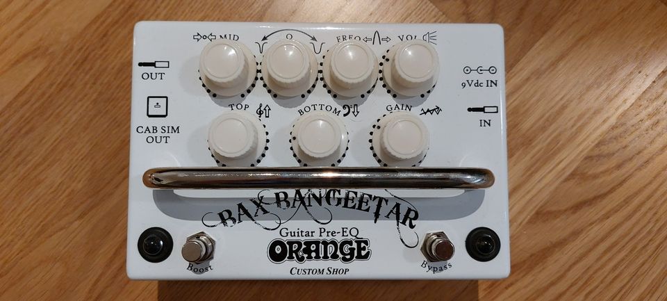 Orange Bax Bangeetar - Custom Shop Guitar Pre-EQ in Darmstadt